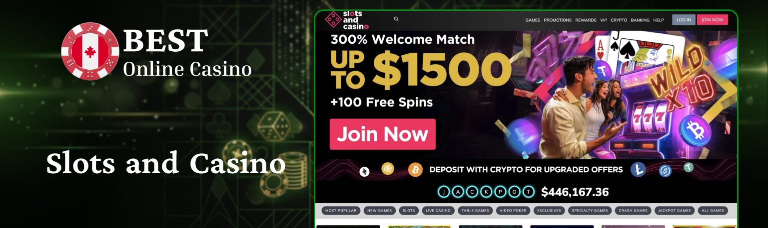 Slots and Casino entertainment hub Canada
