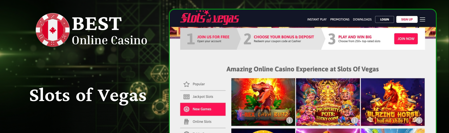 Slots of Vegas real money play Canada